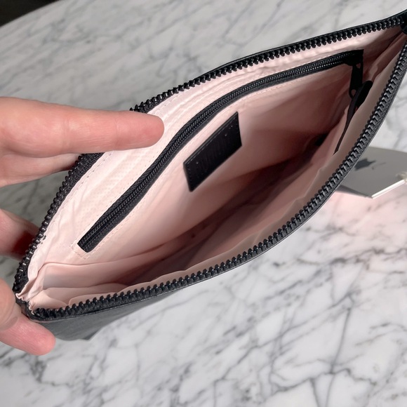 Apple Leather Clutch | Black - Picture 5 of 8